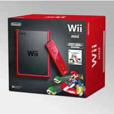 Consola Nintendo Wii Mini Roja  Mario Kart  Sin Volante